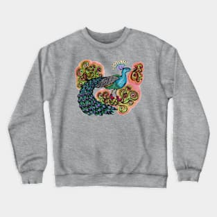 Sneaky Sneaker Peacock Crewneck Sweatshirt